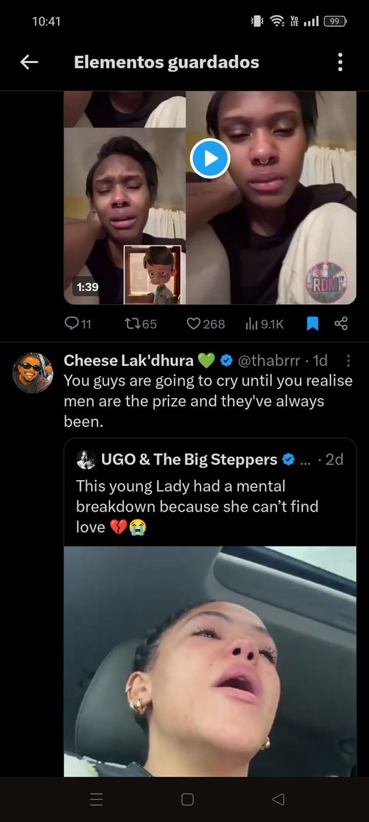 Valery_5515's tweet photo. @OlimpiadeEpiro1 Jajajjjajaja en qué mundo vives? Todos los días me salen videos de putas llorando por qué están solas y si es todos los días ajjajajaj https://t.co/HGKS1al4e5