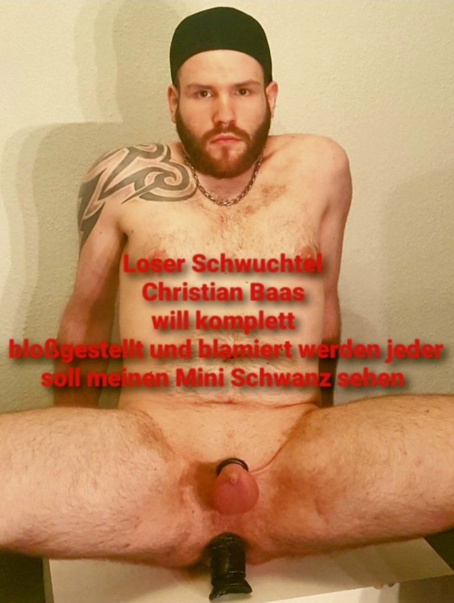 Christian_Baas_'s tweet photo. Mini Schwanz Loser Christian Baas aus Köln Merkenich will komplett bloßgestellt blamiert und ruiniert werden jeder soll sich über mich lustig machen https://t.co/AhmdIhdQib https://t.co/40Muuej7xS