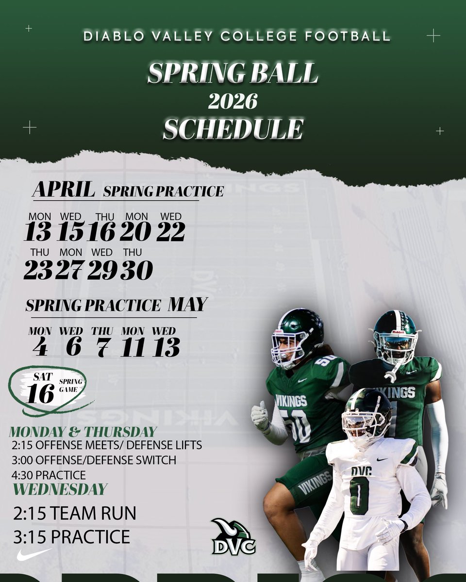 Diablo Valley College Football tweet media