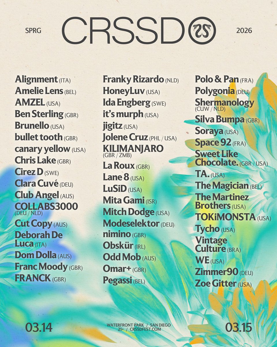CRSSD Festival tweet media
