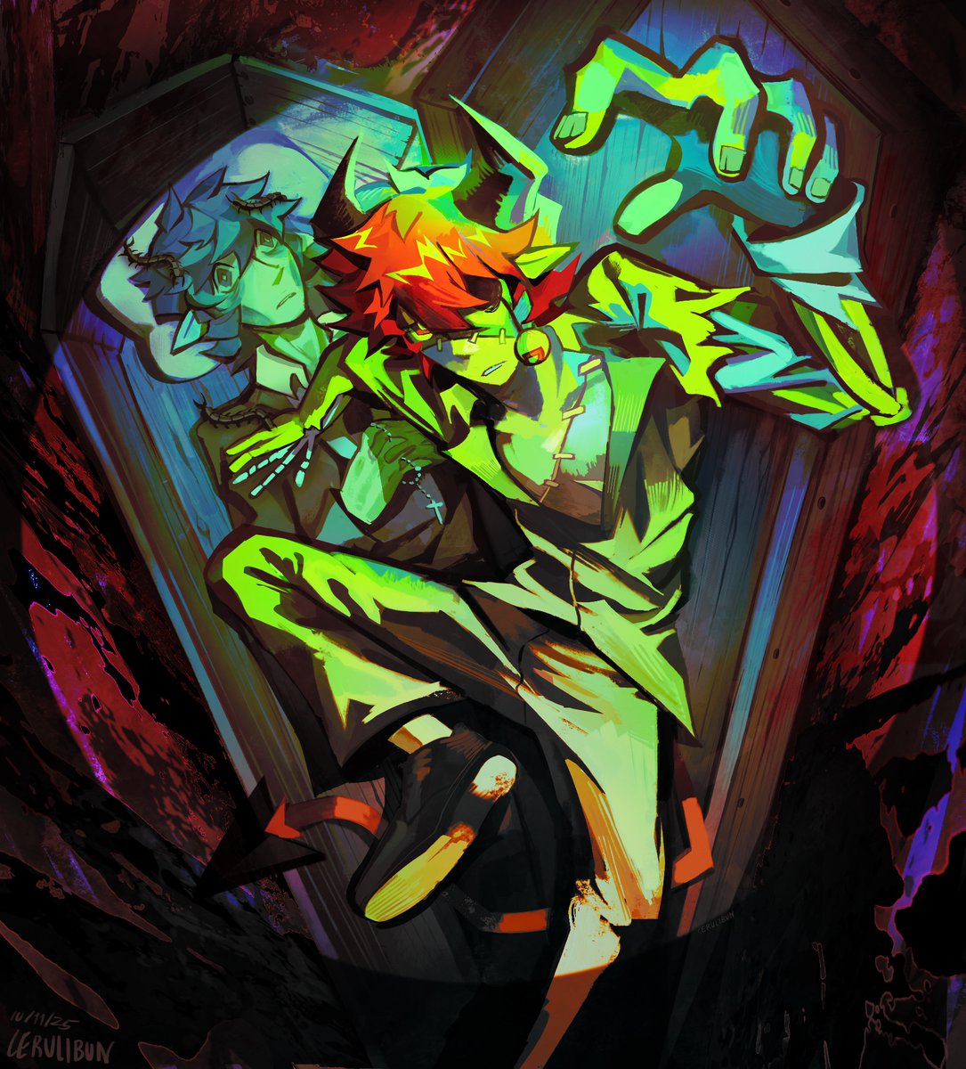 LoafeeBuns's tweet photo. Artwork I made back in November! It’s nc just very dead https://t.co/FBrdH14fTt