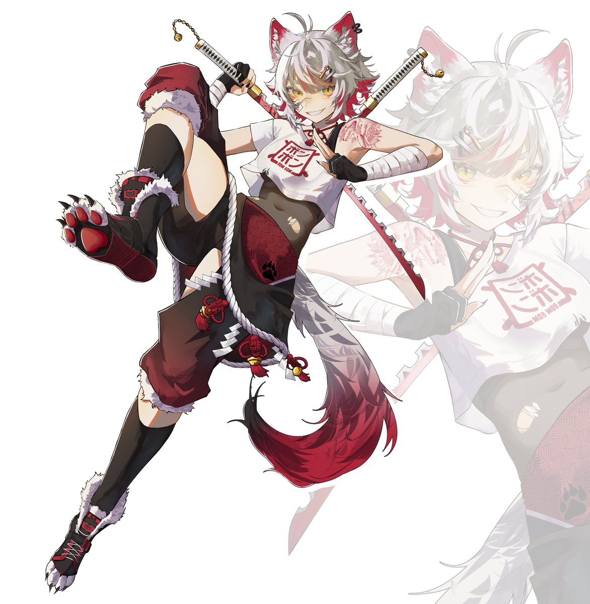 WolfieNatsuki's tweet photo. No clue how I forgot to properly share these till now because they're absolutely PEAK ✨

Lemon is the first artist I ever commed for both my 1.0 and 2.0 model designs 🫶🏻 I love these illustrations so much 🥹
.....
🎨: lemonsoda07 https://t.co/3OTfFXuhZM