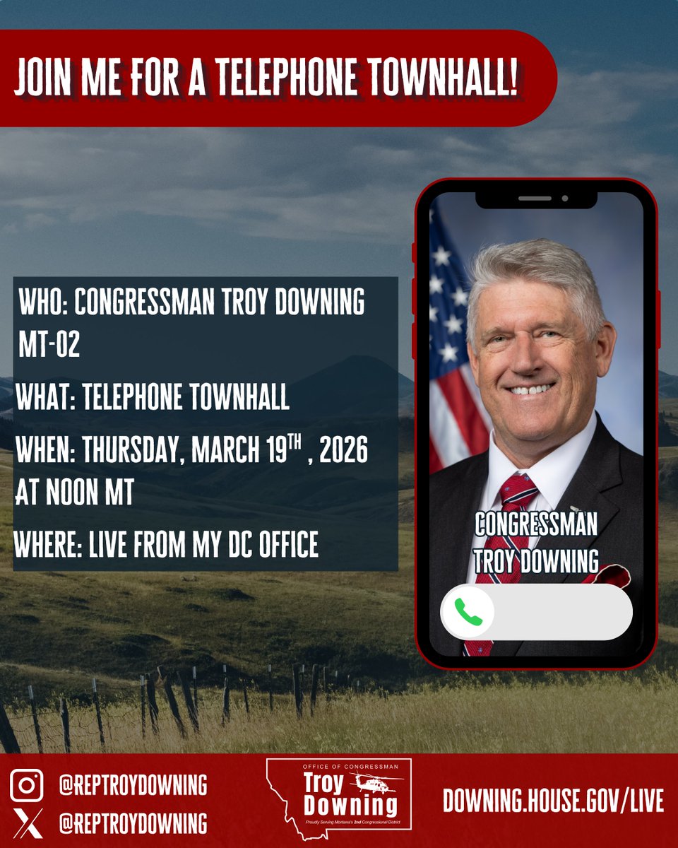 Congressman Troy Downing tweet media