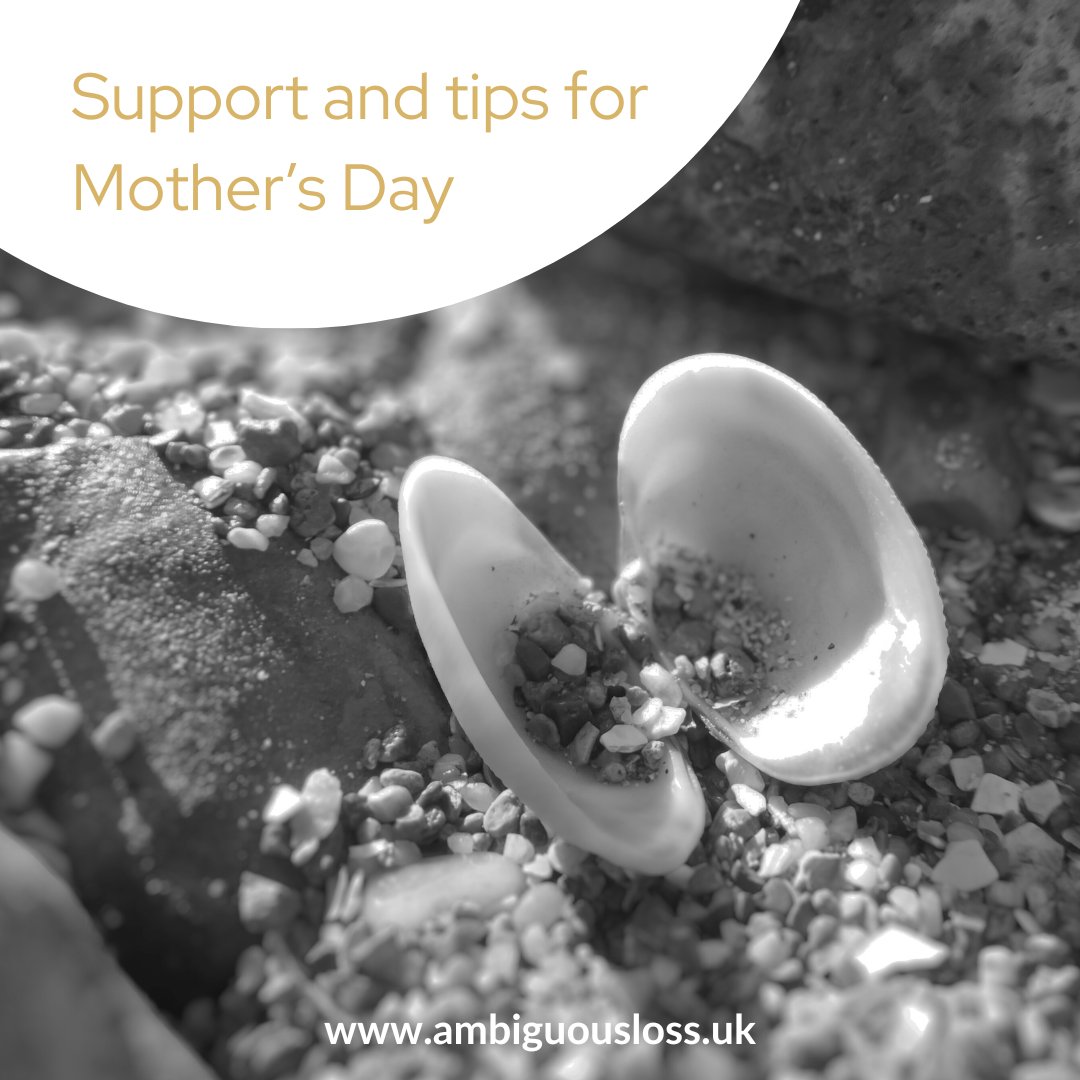 ambiguouslossuk's tweet photo. Mother's Day and the run up to it can be difficult when you’re experiencing ambiguous loss. It may be your mother, stepmother, grandmother, a maternal figure or a child. We share some tips to keep yourself from sinking: https://t.co/OhfmSevWNw
#ambiguousloss #mothersday #grief https://t.co/WXeAjLilrA
