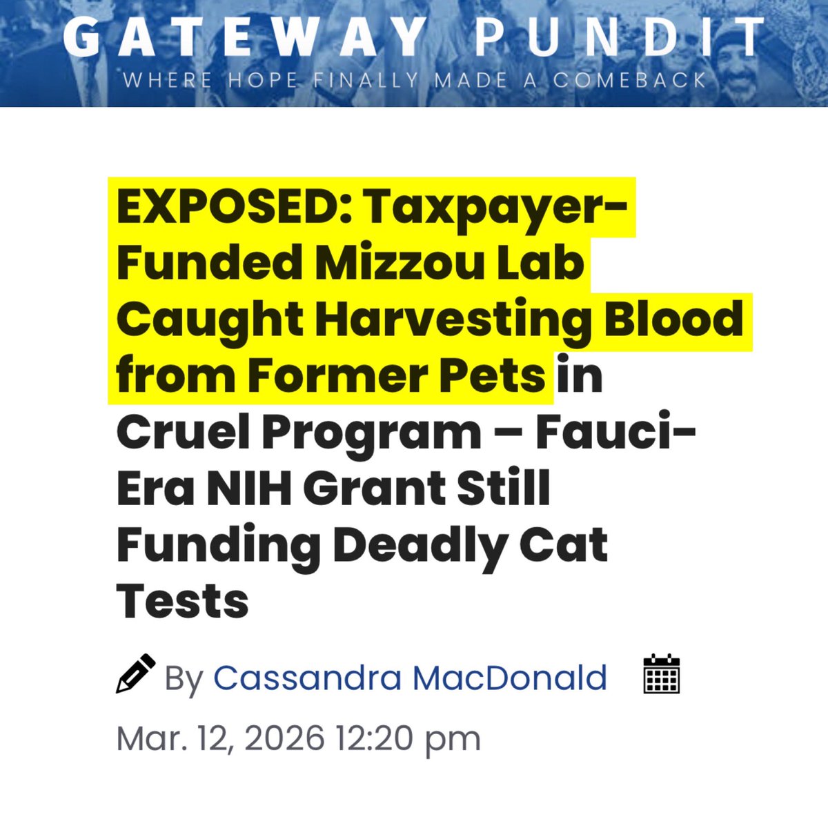 White Coat Waste tweet media