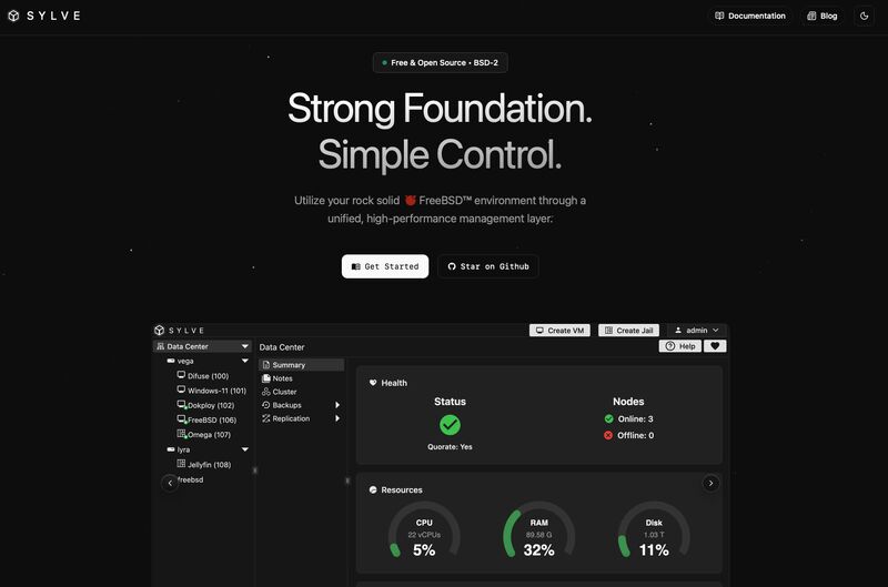 We need YOU! Call for testing for #Sylve (virtualization) on #FreeBSD with #bhyve and #jails!

Sylve is an open-source control panel for FreeBSD virtualization and storage, designed to manage Bhyve VMs, FreeBSD Jails, and ZFS from a modern web UI.

gyptazy.com/blog/sylve-a-p…