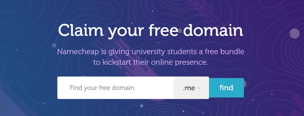 Students can host their websites completely free of charge