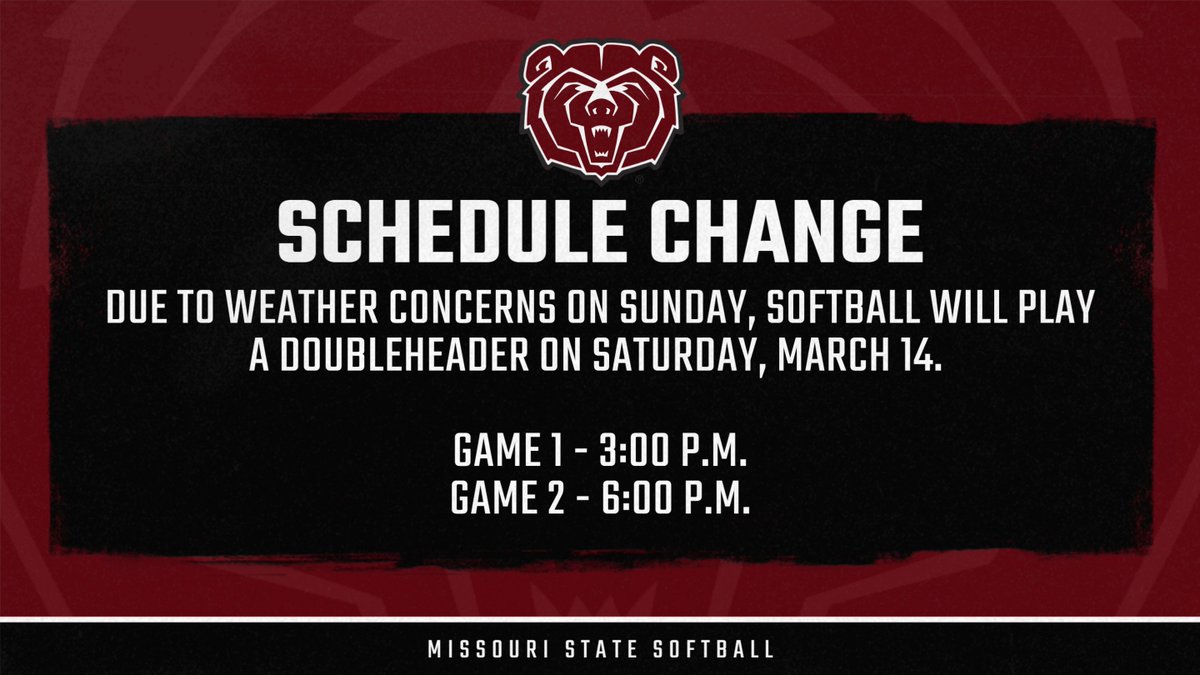 Missouri State Softball tweet media