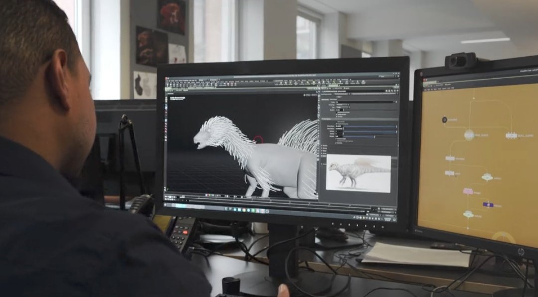 PaleoWatcher's tweet image. I've always been fascinated by how extinct creatures are brought back to life on screen 🦖✨ the blend of VFX and practical effects like puppets is art. Seeing behind-the-scenes footage makes me appreciate the show even more!!! 🛠️🎥
#TheDinosaurs #NETFLIX #VFX