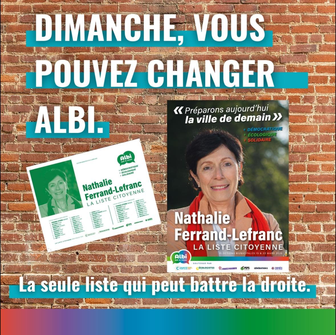 TarnInsoumis's tweet image. A #Albi #DimancheJeVoteLFI avec la liste Albi est à vous