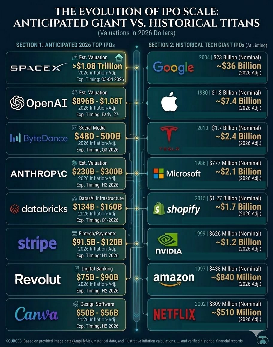 RyanReeves_'s tweet photo. A whole lot of value was captured by the public since Nvidia IPO'd at 1/1,000th the valuation that SpaceX might. https://t.co/b2o54rvNLS