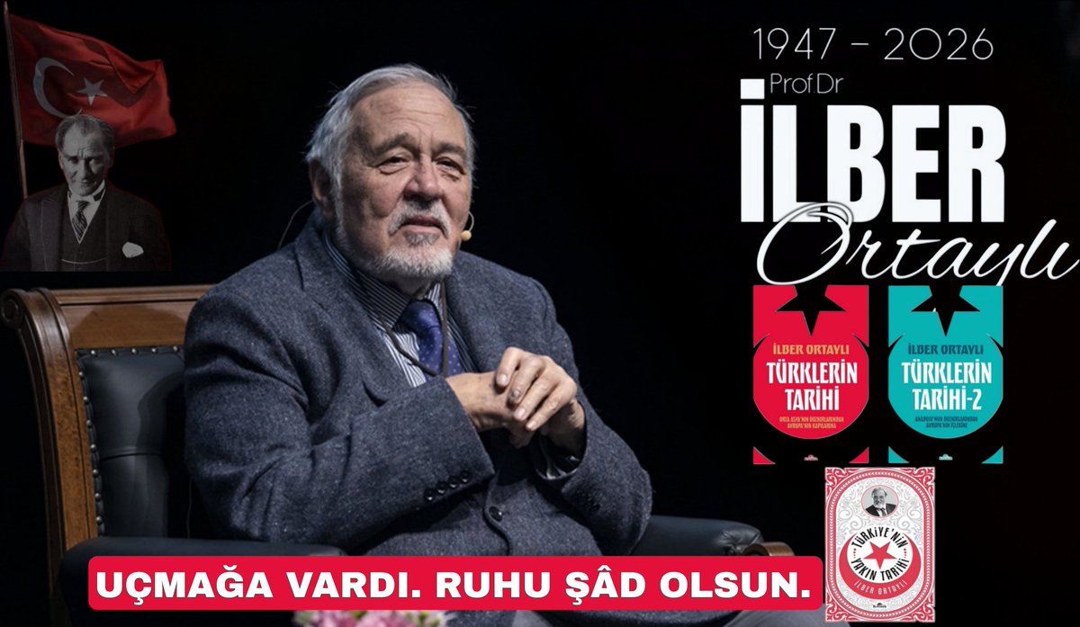 Türk tarihine ADANMIŞ bir ömür. Ebediyete uçmağa vardı. Ruhu şâd olsun. Allah rahmet eylesin.
#ilberortaylı #ilberhocam