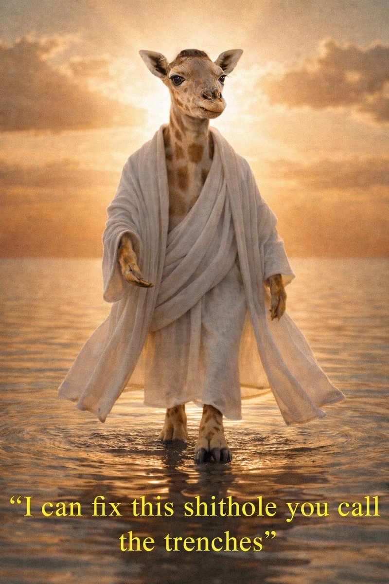 retnuhh's tweet photo. @LuqWeb3 Without a doubt, $eugene the giraffe with the ridiculous toupee 🤣 has a strong and engaged community for a market cap of 33K. https://t.co/cwOhkfAuyD