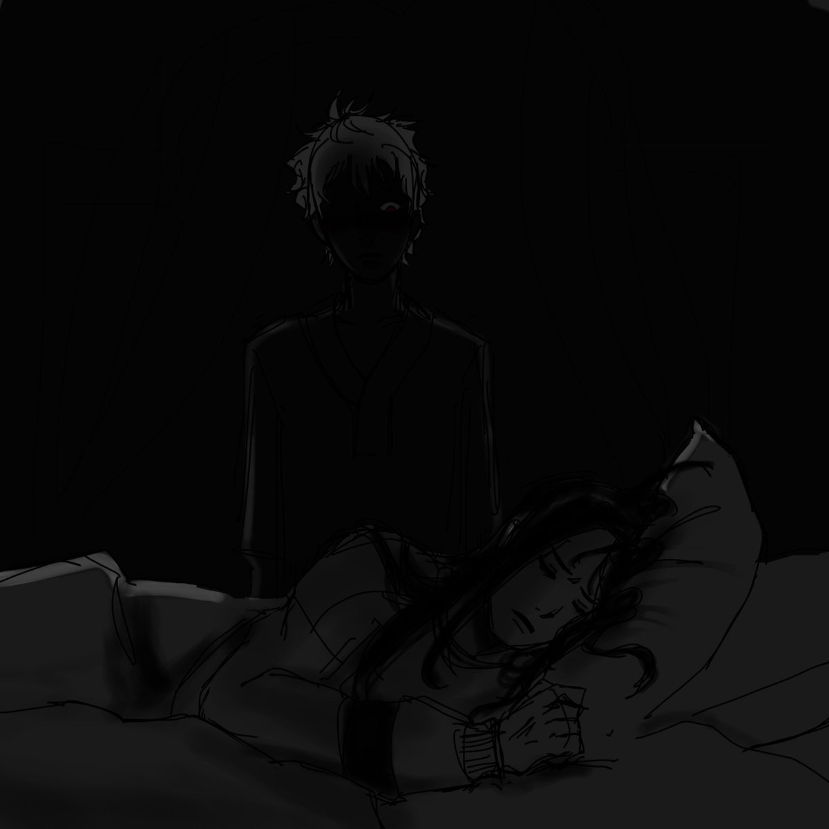 SuG4R_cR4SHhA's tweet image. When your master like to watch you sleep cause it fuels something burning deep inside of him and gets him excited and you don’t know 🤣🤣😂😅
#twstファンアート #jamikali
#relationshipgoals #healthy