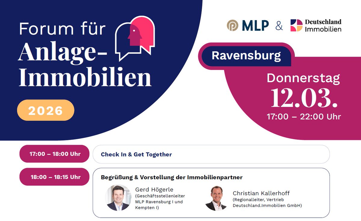 AlpinInvest's tweet photo. Gestern waren wir als Aussteller beim Forum für Anlage-Immobilien 2026 Ravensburg zu Gast und durften zahlreichen Besucherinnen und Besuchern unser Denkmalprojekt Krampnitz Carré in Potsdam vorstellen.

#Potsdam #Denkmalimmobilie #Kapitalanlage #Immobilieninvestment #Sachwert https://t.co/GibBuBeYlE
