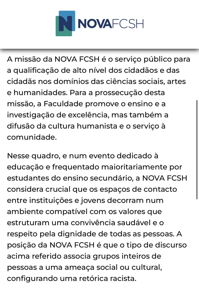 joaoc's tweet photo. A Direção da NOVA FCSH enviou hoje esta carta à organização da Futurália, publicando-a também no seu sítio (ligação abaixo) https://t.co/8kE0wotwDv