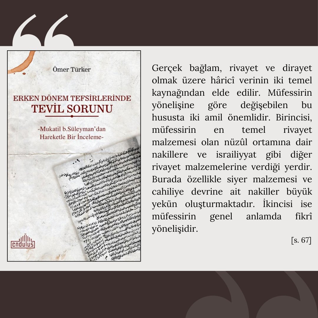 berkanbugraydin's tweet photo. Tefsirde Bağlamın İnşasında Nüzûl Ortamı Rivayetlerinin Rolü
@omerturkerin 
@EndulusYay https://t.co/Yr8RFbGnNe