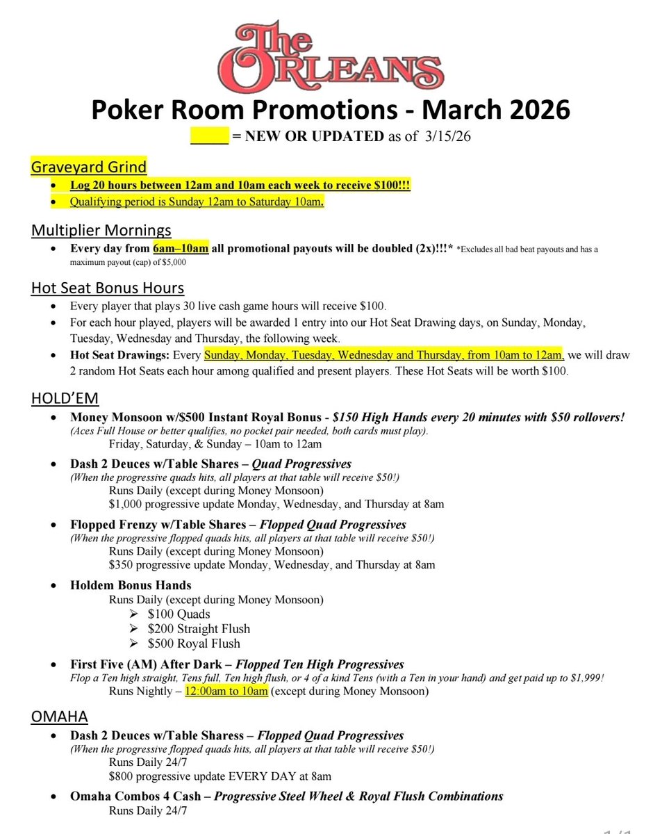 OrleansPokerRoom tweet media