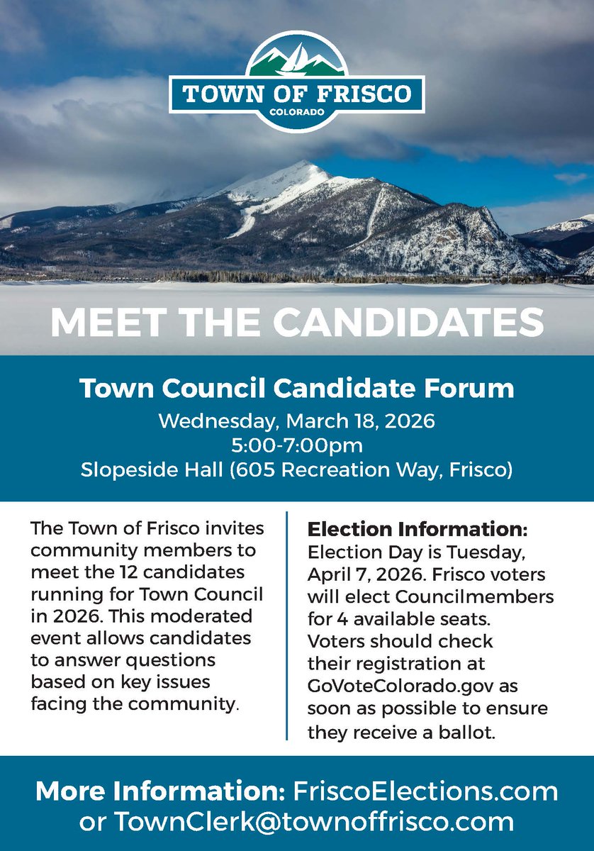 Town of Frisco Government tweet media
