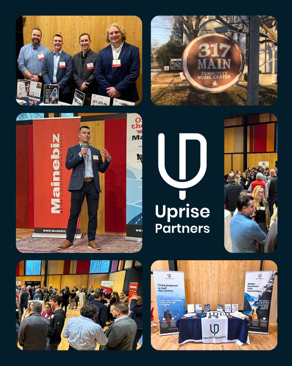 <a href="/UprisePartners/">Uprise Partners</a> was proud to sponsor On the Road with Mainebiz at the 317 Main Community Music Center 🎸and network with an engaging group of business leaders. Moments like these are what strengthen and grow our local business community. Cheers to the next one! 🥂#MaineCommunity