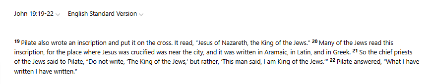CorrrEL's tweet photo. @GeneralMCNews It was similarly offensive to the Jewish leaders at the time also

Matthew 27:37: “This is Jesus, the King of the Jews". https://t.co/GuSSxky2BP