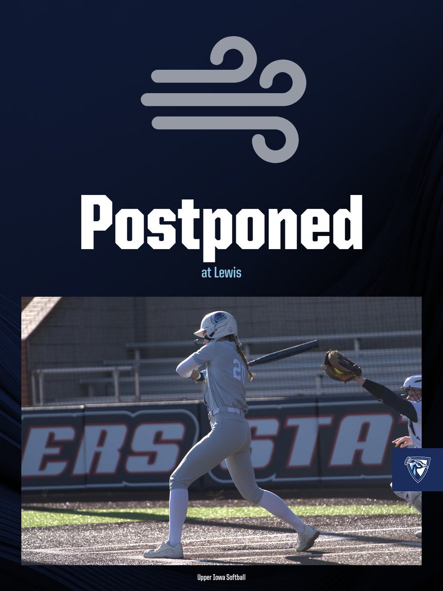 UIUPeacocks's tweet image. 🥎: Today's softball doubleheader against Lewis has been postponed with a makeup date to be determined.

#FeathersUp | #CreateYourLegacy | #GLVCsb