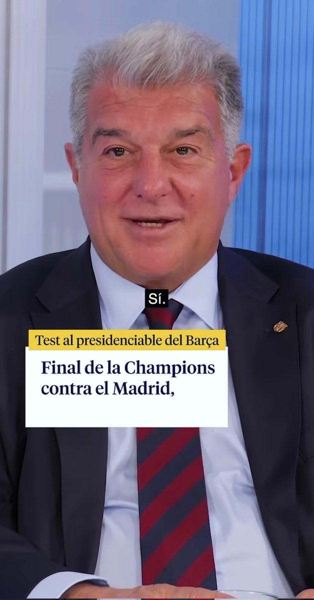 3josep14's tweet photo. La resposta diferent dels dos candidats a la mateixa pregunta demostra que diumenge escollim, fonamentalment, entre 2 maneres d'entendre el futbol i la vida. La desacomplexada, atrevida i guanyadora contra l'acomplexada poruga i perdedora. Laporta o Font. https://t.co/7zKXRQgYHh