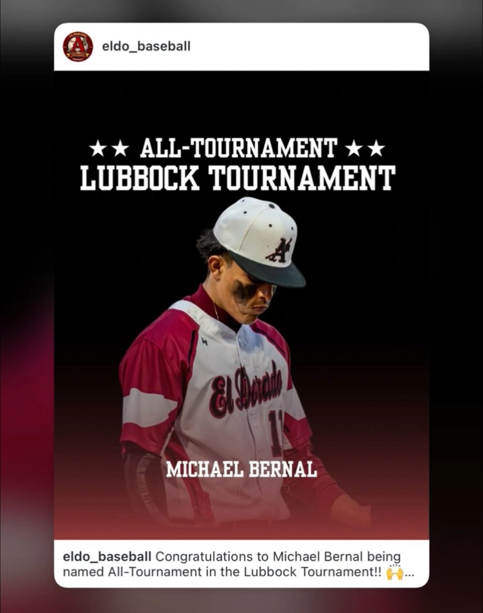 El Dorado Aztecs Baseball tweet media