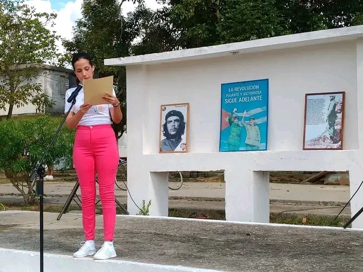 Esta mañana, en el IPOL Mártires de #Guanajay, perteneciente al Consejo Popular No. 3, se desarrollaron las actividades por el Día Territorial de la Defensa. También se realizó acto político  histórico del 13 de marzo, fecha vinculada al Asalto al Palacio Presidencial de 1957.