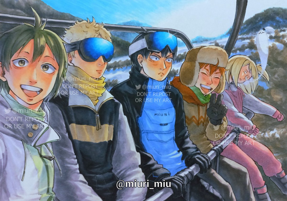 karasuno first years on a trip to the snowy mountains!❄️🐦‍⬛