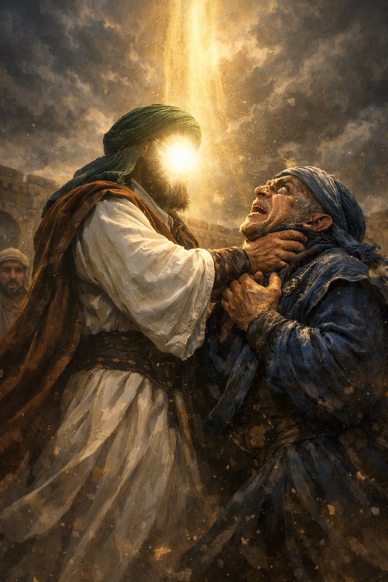 Najm072's tweet photo. 🌌 | الحسين يضرب مروان ابن الحكم ✨
⸻

🦎 قال مروان بن الحكم 
يوماً للإمام الحسين عليه السلام:
لولا فخركم بفاطمة بما كنتم تفتخرون علينا؟

⚡ فوثب الإمام الحسين عليه السلام، 
🤲 فقبض على حلق مروان فعصره
🌀 ولوى عمامته على عنقه حتى غشي عليه

ثم تركه والتفت إلى جماعة من قريش

📣 قال لهم الإمام الحسين عليه السلام:
أنشدكم بالله ألا صدقتموني إن صدقت
❓ أتعلمون أن في الأرض حبيبين 
كانا أحب إلى رسول الله صلى الله عليه وآله مني ومن أخي
❓ أو على ظهر الأرض ابن بنت نبي غيري وغير أخي

👥 قالوا: لا

🔥 قال الإمام الحسين عليه السلام:
وأني لا أعلم أن في الأرض ملعون غير هذا وأبوه
🚫 طريد رسول الله صلى الله عليه وآله

✍️ | سيد هاشم البحراني
📖 | مدينة المعاجز