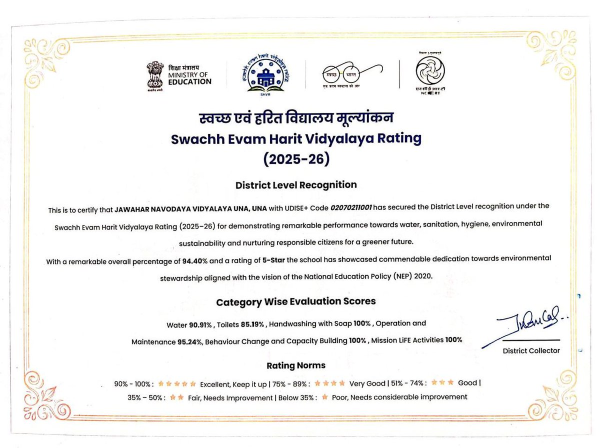 PM SHRI JNV UNA tweet media