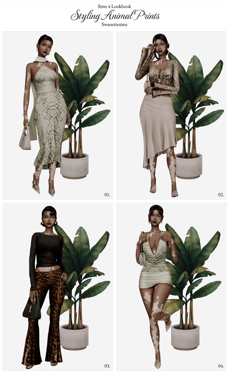 𐚁 Styling Animal Prints - All links on my Tumblr

#TheSims4