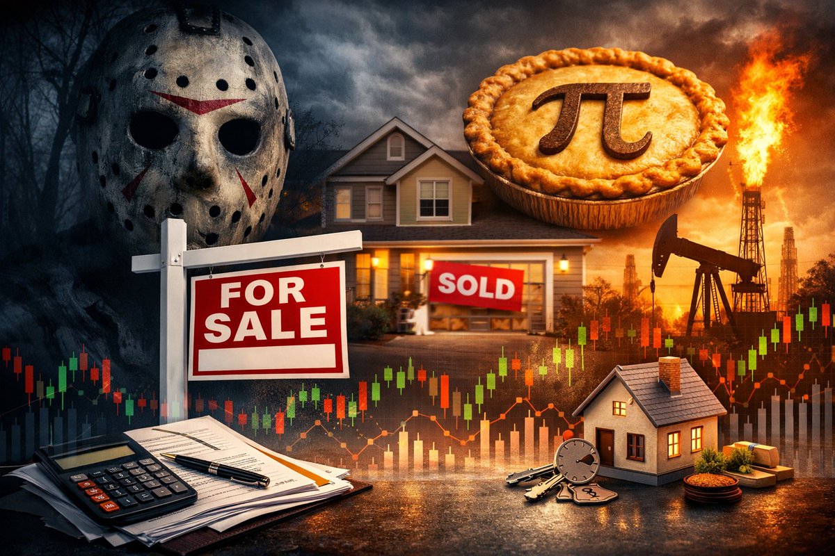 fredkreger's tweet image. Friday the 13th vibes, Pi Day tomorrow, and the market is keeping everyone on their toes. For Realtors and clients, this is a reminder that smart strategy beats scary headlines. Preparation, perspective, and the right team still win. #RealEstate #MortgageTips #HomeBuying
