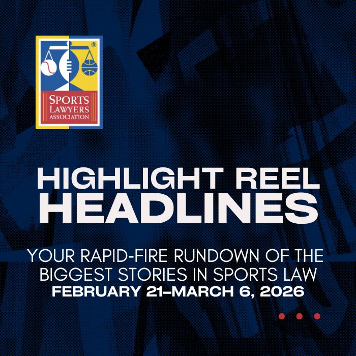 Sports Lawyers Assn. tweet media