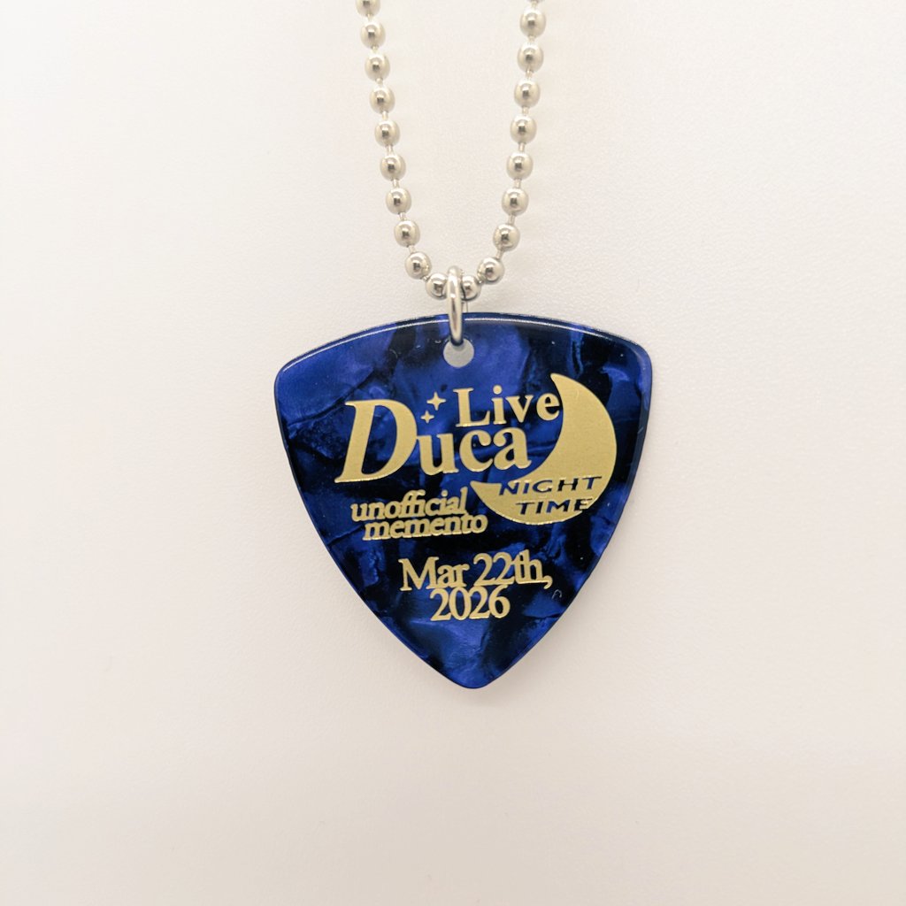 yottan0's tweet photo. Ducaさんのアコースティックライブに向けて非公式グッズを製作しました|x･)ﾁﾗ
昼公演／夜公演の前後でそれぞれ配布しますので、よろしければライブの思い出に持って帰ってください🌛はじめましての方もお気軽に…(* ´ -｀)🌸

#でゅっ友 https://t.co/P7DZ38xQDS
