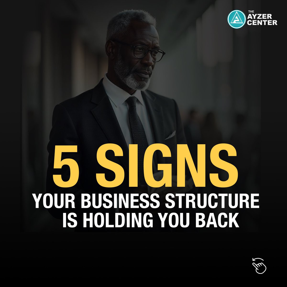 theayzercenter's tweet photo. Swipe to see 5 signs your business structure is holding you back.

💬 Which one have you experienced? Comment below. https://t.co/DpQMNBaEC0