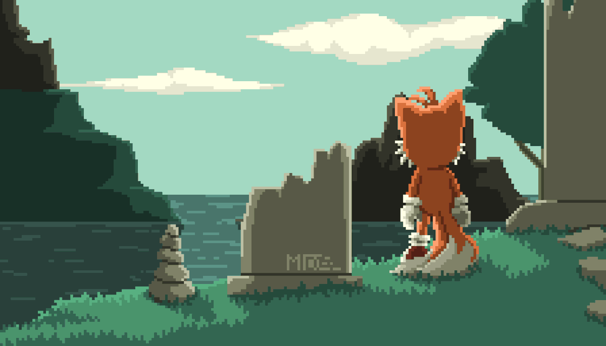 a Peaceful Places 🦊⛰️
#tails #pixel