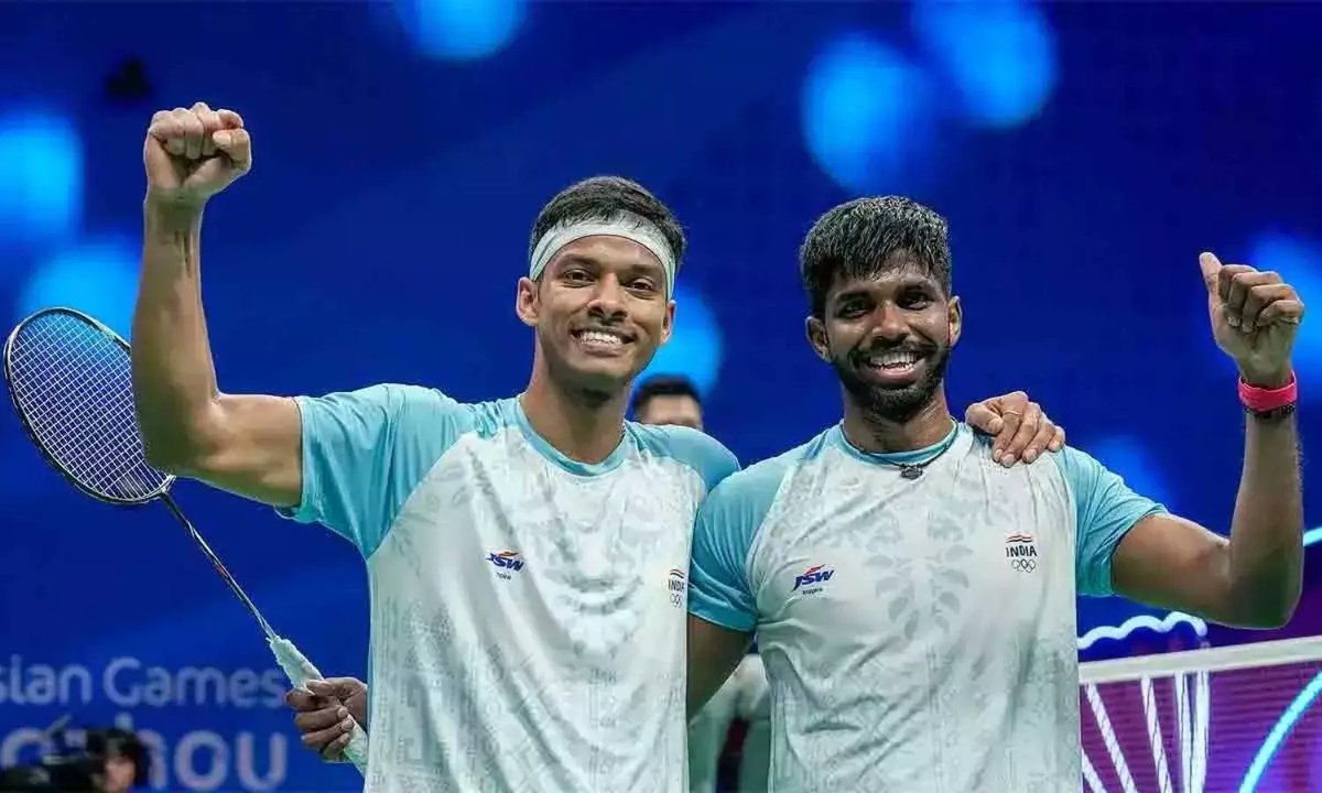 ChandraAlok1's tweet photo. It is definitely a bummer to see the top seeds exit this way, especially after their incredible fight in the previous round.
Reports indicate that the withdrawal is due to a shoulder injury sustained by Satwiksairaj Rankireddy. 
Get well soon!
#SwissOpen 
#Badmintion 
@bwfmedia https://t.co/qgNYfYkj9P