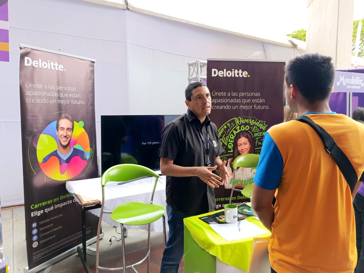 🟢 En Deloitte Venezuela creemos en el potencial del talento joven.

💼 Por eso estuvimos presentes en la Feria de Empleo de la Universidad Metropolitana , un espacio para acercar a los estudiantes a oportunidades reales para desarrollar su futuro profesional.

#DeloitteVenezuela