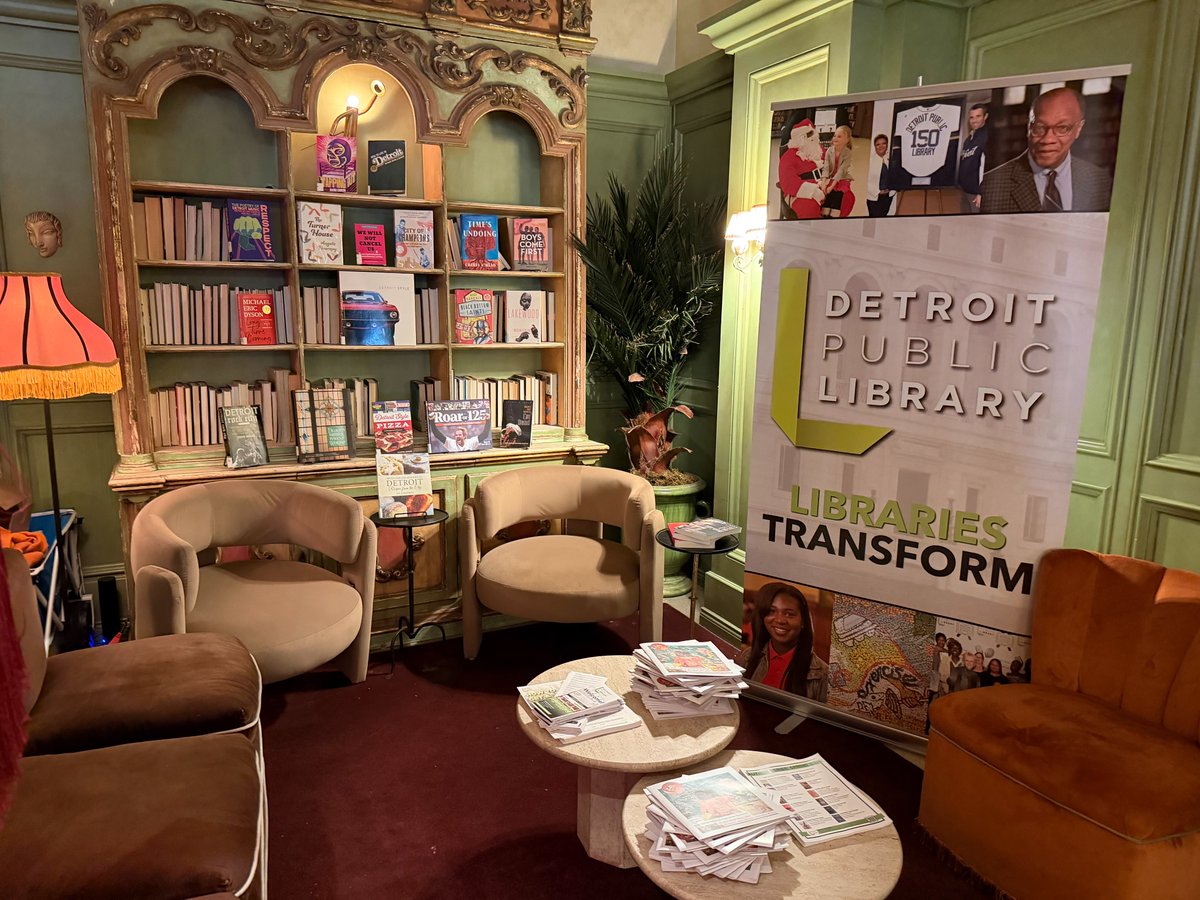 Detroit Library tweet media