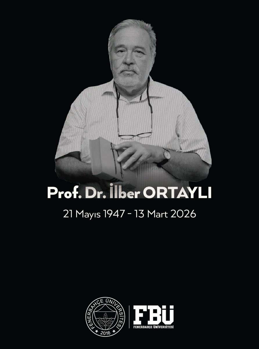 Türk tarihçiliğine ve akademik dünyaya önemli katkılar sunan Prof. Dr. İlber Ortaylı’nın vefatını üzüntüyle öğrenmiş bulunuyoruz. Bilim dünyasına yaptığı kıymetli katkıları daima saygıyla hatırlayacağız.

Merhuma Allah’tan rahmet, ailesine, yakınlarına ve akademi camiasına