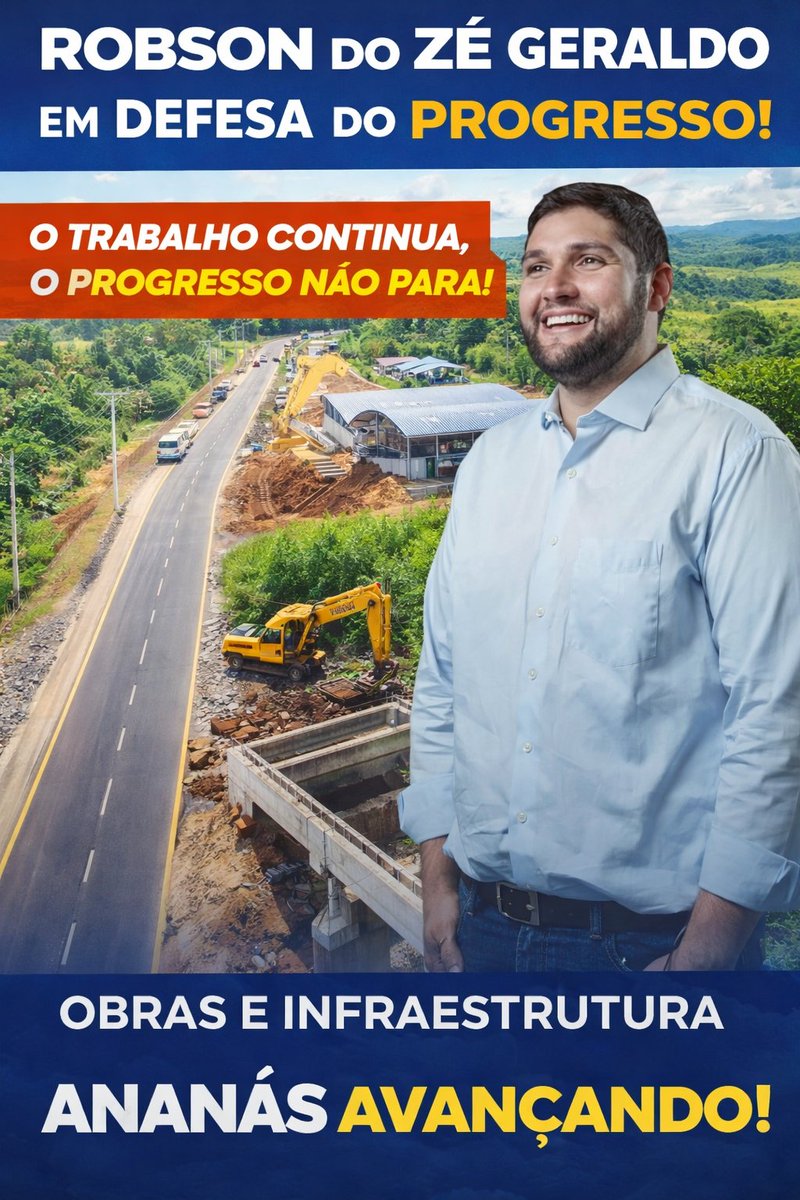 sandsonmenezes's tweet image. Hoje tentam atacar o prefeito Robson do Zé Geraldo. Sabe por quê? Porque ele está trabalhando. Quem trabalha incomoda quem só critica. Mas a população de Ananás está vendo a verdade. O trabalho continua e o progresso não vai parar. 🚀 #Ananás #TrabalhoQueAparece