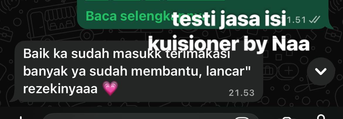 na jasa isi kuisioner 500p, 2500+ testi, jangan DM tweet media