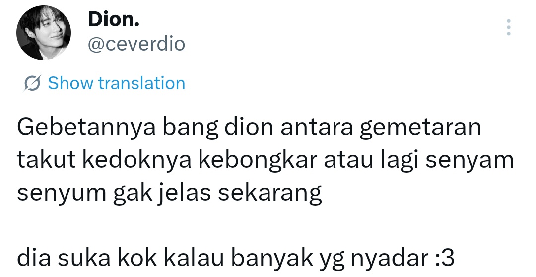 Masalahnya kita gak ada yang nyadar orangnya yang mana kak😭 yang ada kita buat rumor rumor rumor terus