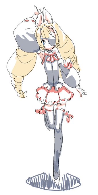 こうなると思ってたんだ
バランスとイメージがかみ合って絵がちゃんと書ければデザインはそれについてくるって 