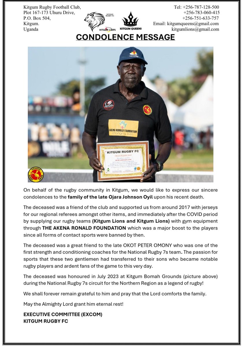 Kitgum Lions RFC tweet media