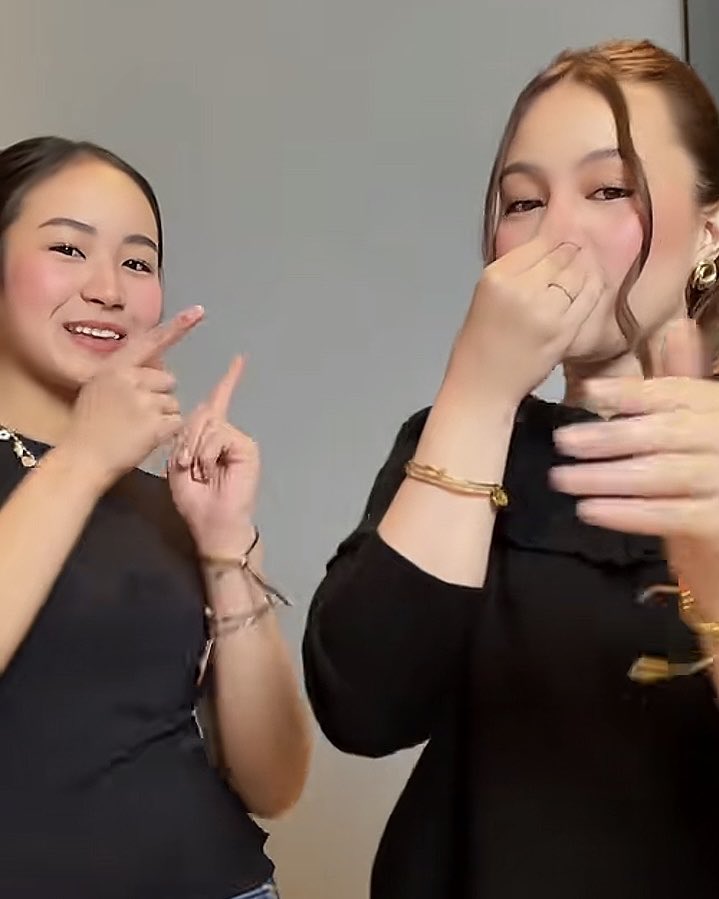 kshyunnieee's tweet photo. That’s why it looks familiar!!! Hahaha

Kaya pala may pa “shawty is a eenie meenie miney mo lover” si tala 🤣 char

#capkrys #capricecayetano #krystalmejes https://t.co/J6quyktbHf