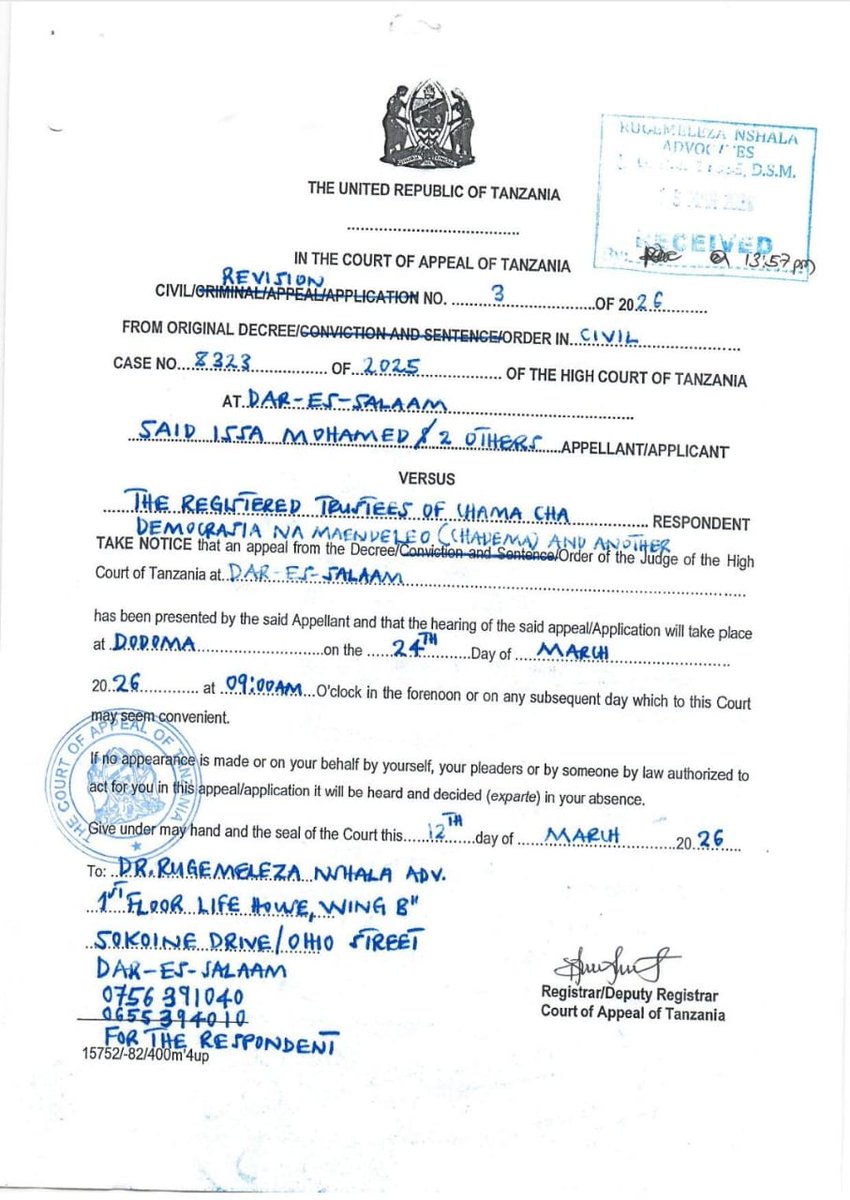 Adv. Dickson Matata tweet media