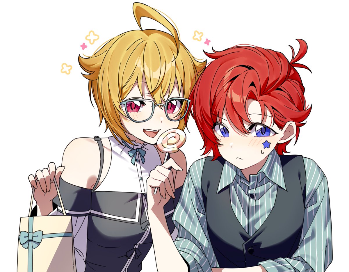 0nth3star's tweet photo. ホワイトデーだ〜！🍬！
comm by @ loadforever https://t.co/OPCZp9Cc1T